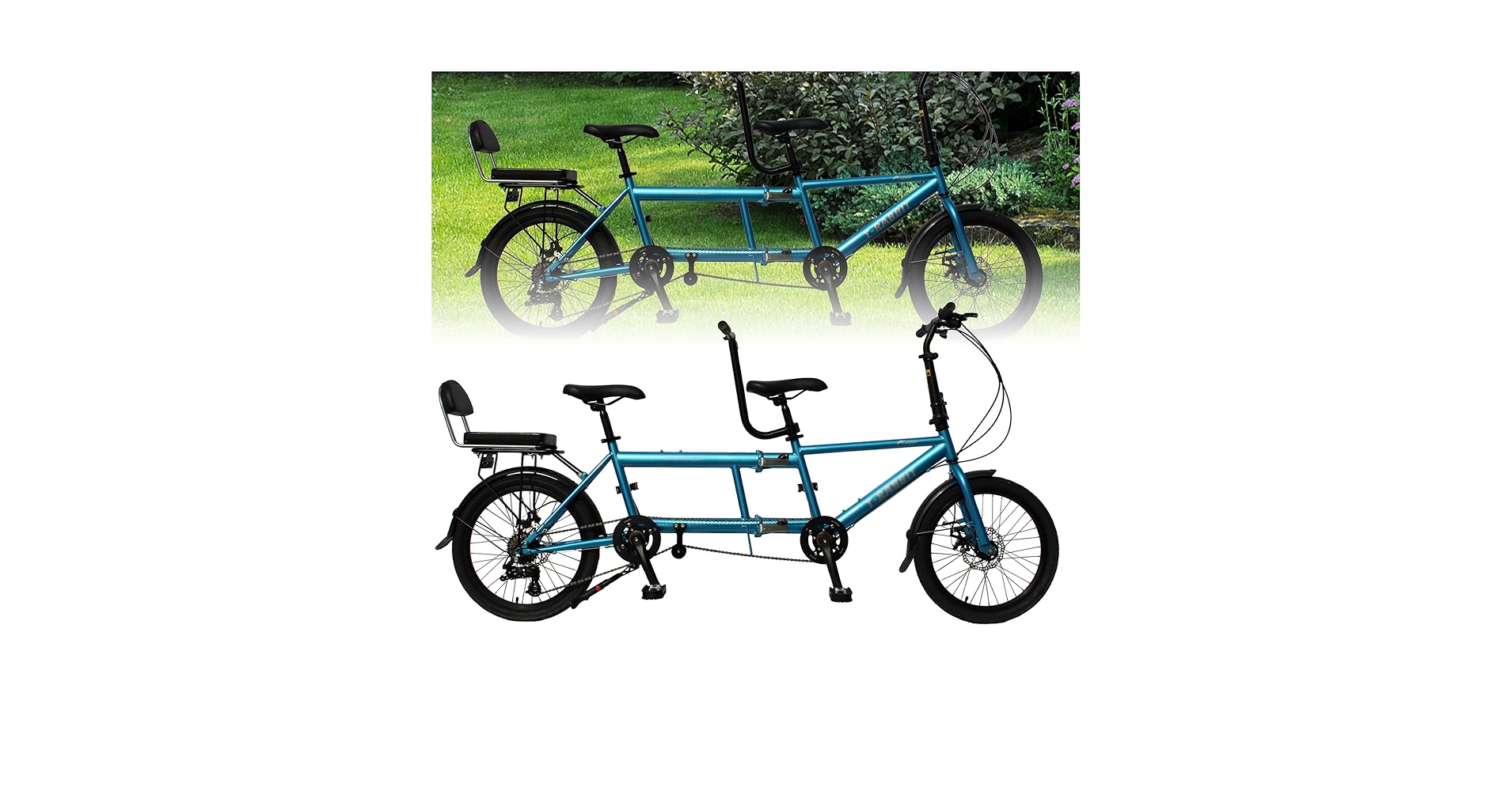 Amazon | タンデムバイク、シティタンデム自転車、20インチ